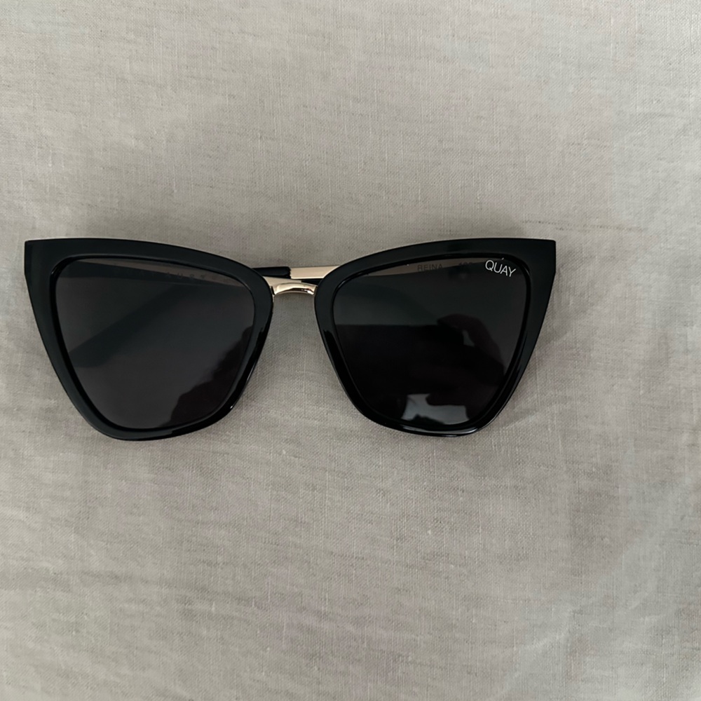 Quay Australia Black Oversized Sunglasses